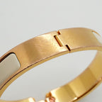Hermes Bangle Clic Clac PM Gold Plated Bracelet — view 7