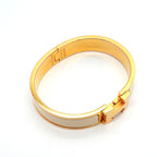 Hermes Bangle Clic Clac PM Gold Plated Bracelet — view 2