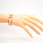 Hermes Bangle Clic Clac PM Gold Plated Bracelet — view 6