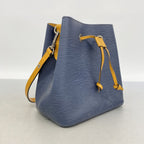Louis Vuitton Shoulder Bag Epi Neo Noe BB Indigo Saffron — view 2