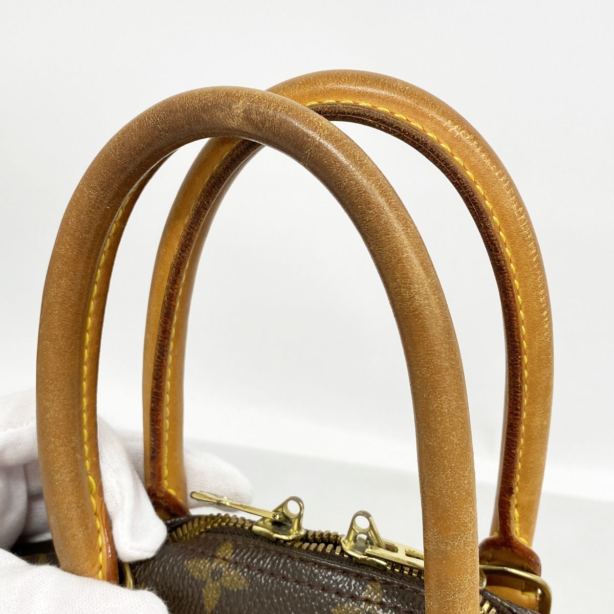 Louis Vuitton Handbag Monogram Deauville Brown — view 7