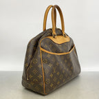 Louis Vuitton Handbag Monogram Deauville Brown — view 2