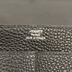 Hermes Wallet Dogon GM Togo Black Gold — view 4