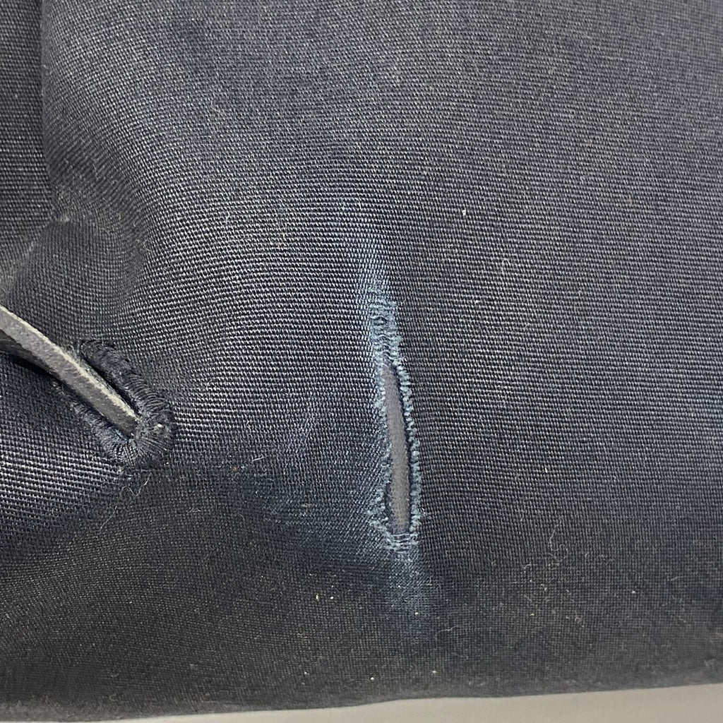 Hermes Backpack Herbag a Dos MM Toile Officier Black Silver — view 6