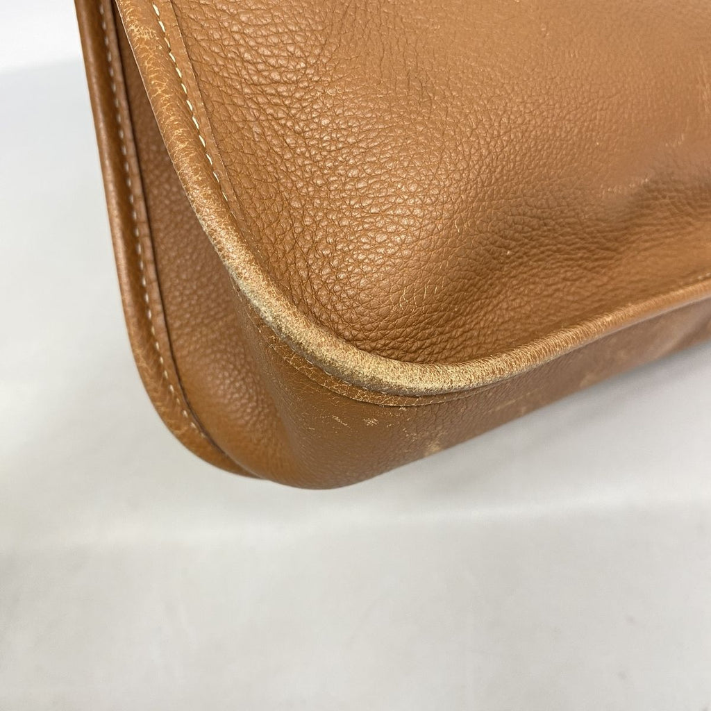 Hermes Shoulder Bag Vespa PM Evercolor Gold — view 6