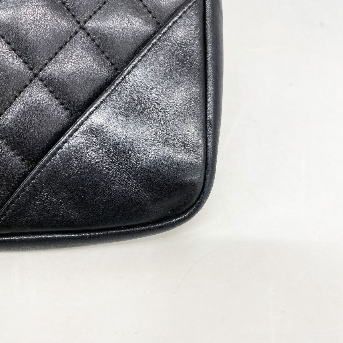 Chanel Shoulder Bag Cambon Lambskin Black Silver — view 7