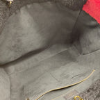 Louis Vuitton Tote Bag Monogram Teddy On The Go GM Black Red — view 4
