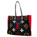 Louis Vuitton Tote Bag Monogram Teddy On The Go GM Black Red