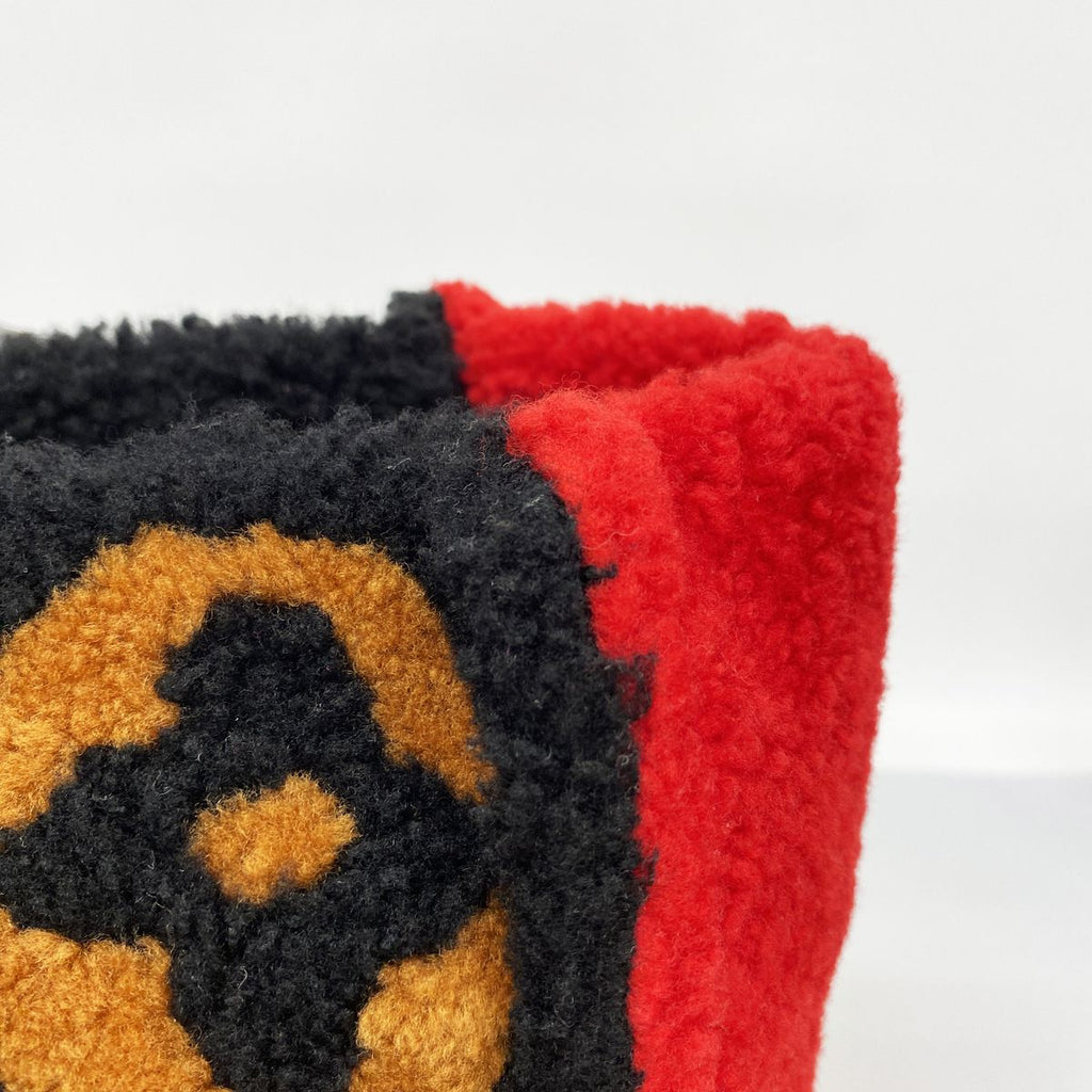 Louis Vuitton Tote Bag Monogram Teddy On The Go GM Black Red — view 7