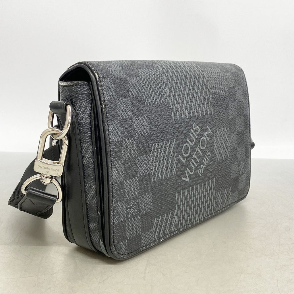 Louis Vuitton Shoulder Bag Damier Graphite 3D Studio Messenger Black Gray — view 2