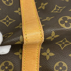 Louis Vuitton Boston Bag Monogram Keepall Bandouliere 60 Brown — view 7