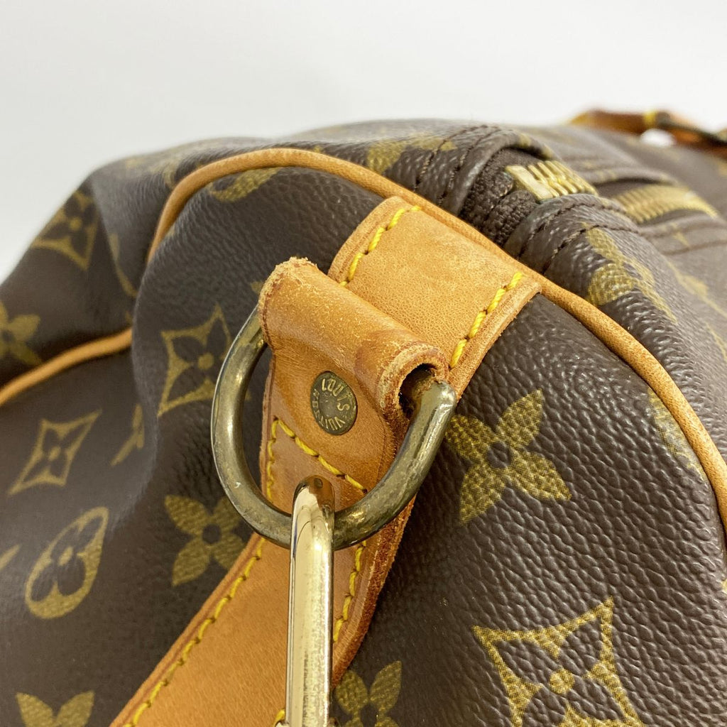 Louis Vuitton Boston Bag Monogram Keepall Bandouliere 60 Brown — view 8