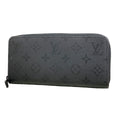 Louis Vuitton Wallet Monogram Midnight Zippy Horizontal Black