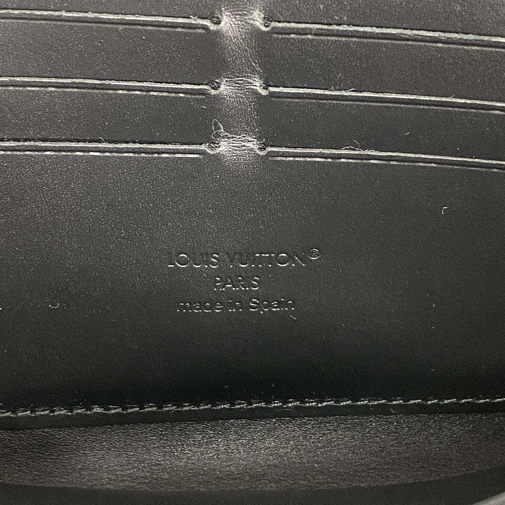 Louis Vuitton Wallet Monogram Midnight Zippy Horizontal Black — view 4