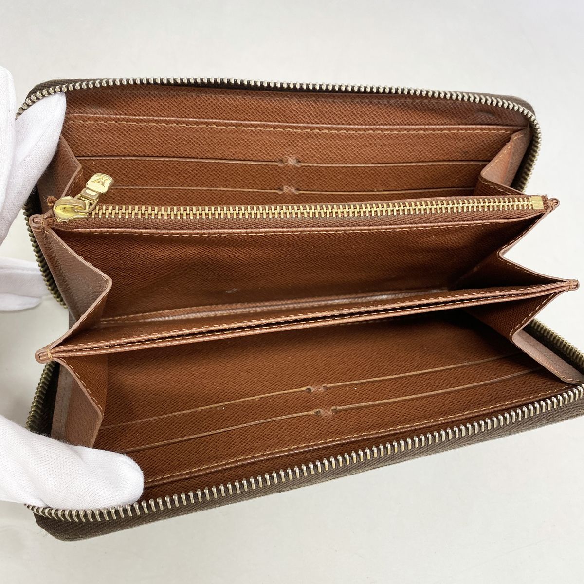 Louis Vuitton Wallet Monogram Zippy Brown — view 3