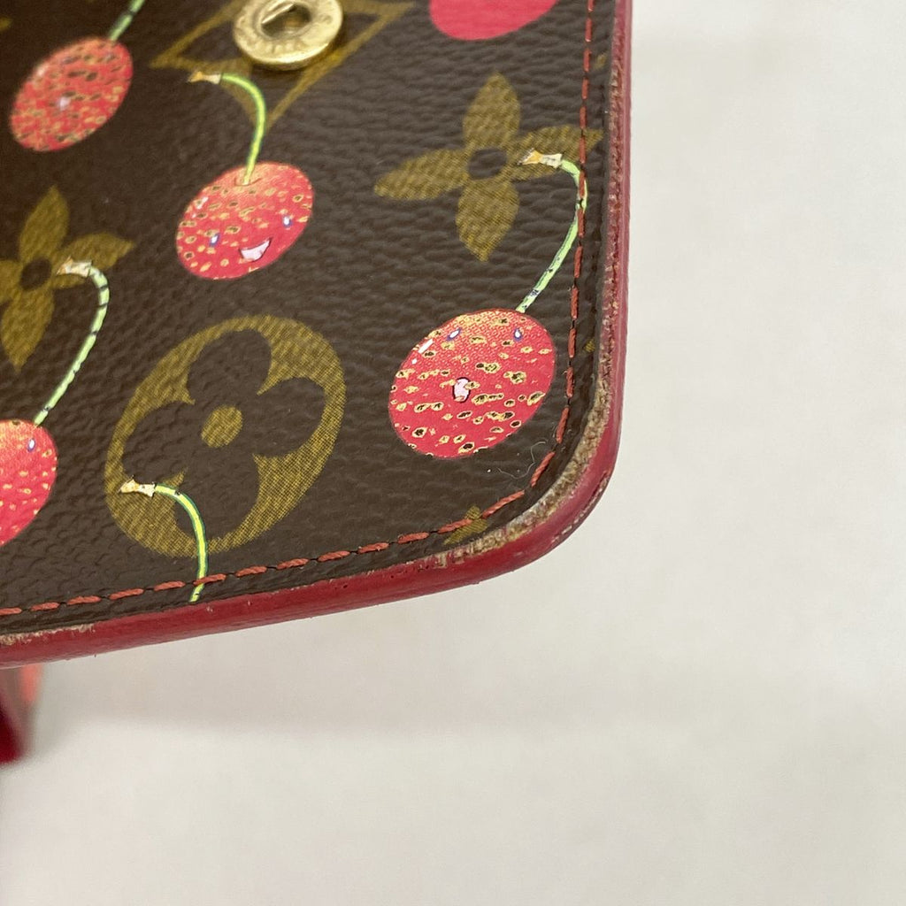 Louis Vuitton Wallet Monogram Cherry Takashi Murakami Collaboration Compact Zip — view 6