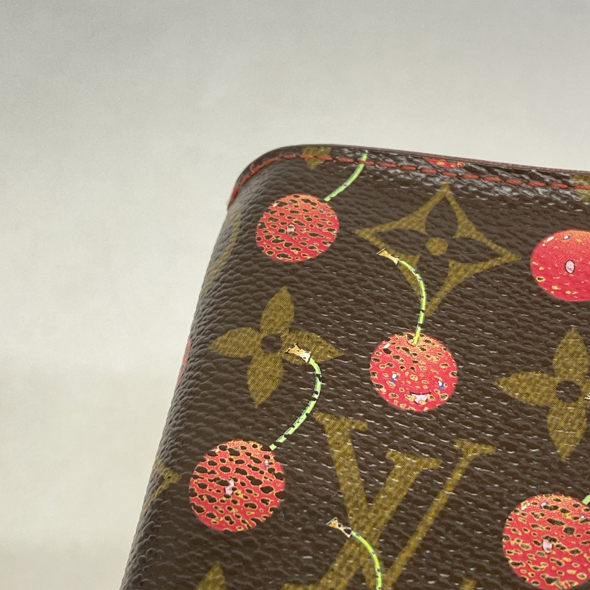 Louis Vuitton Wallet Monogram Cherry Takashi Murakami Collaboration Compact Zip — view 7