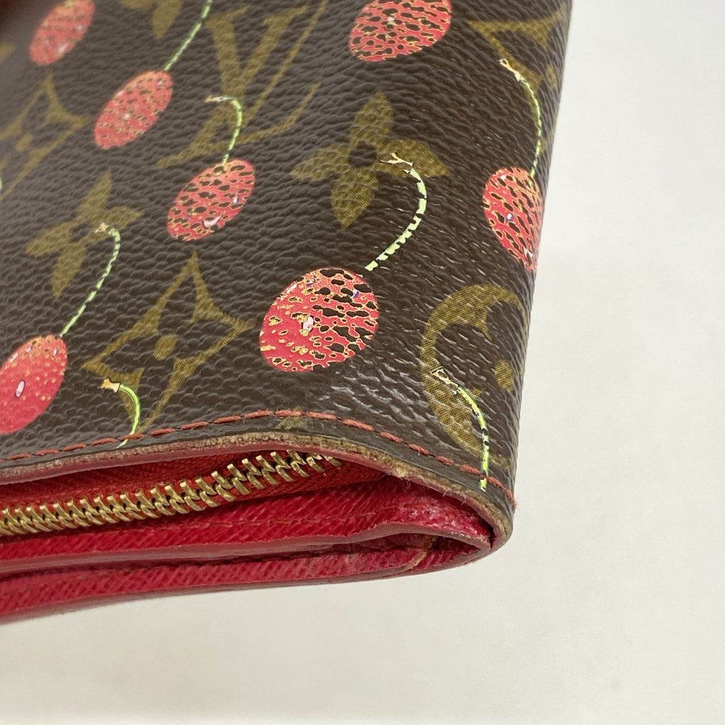 Louis Vuitton Wallet Monogram Cherry Takashi Murakami Collaboration Compact Zip — view 5
