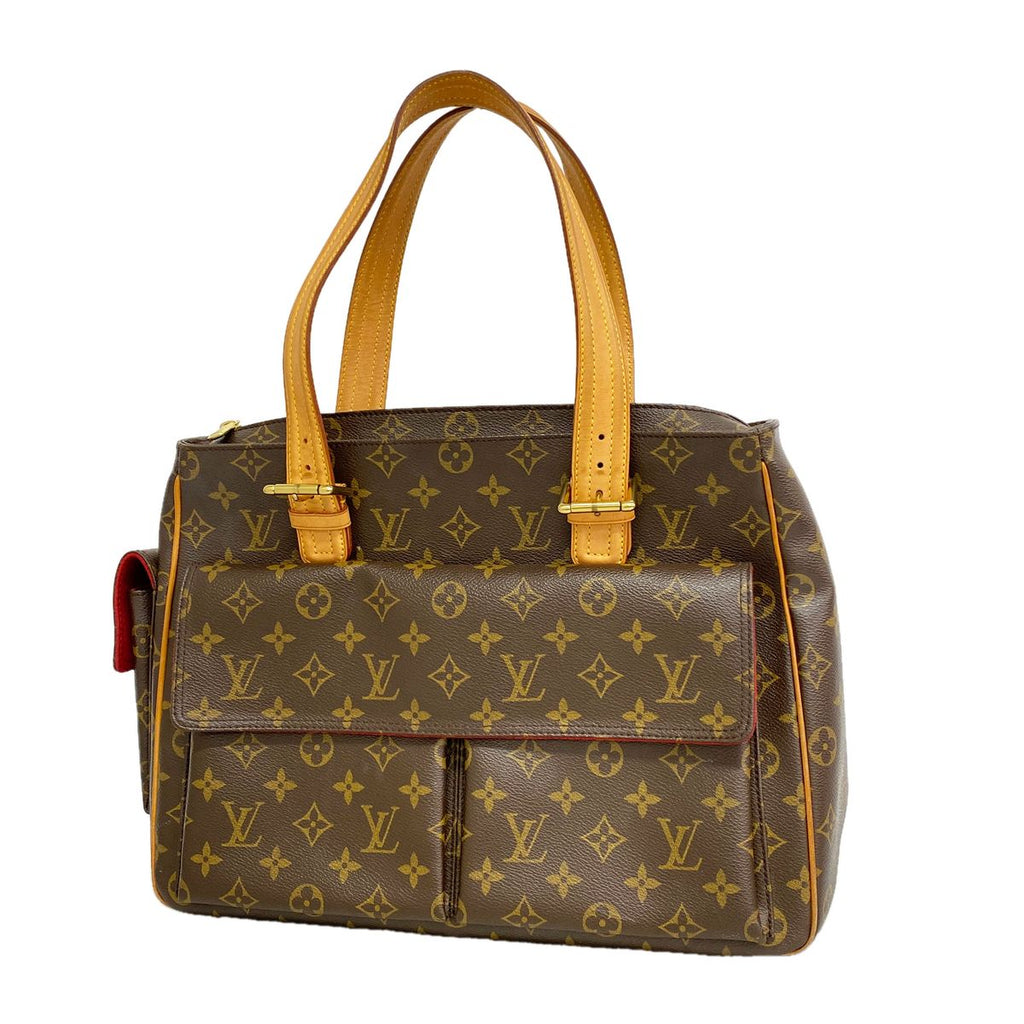 Louis Vuitton Shoulder Bag Monogram Multipli Cite Brown