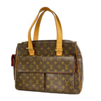 Louis Vuitton Shoulder Bag Monogram Multipli Cite Brown