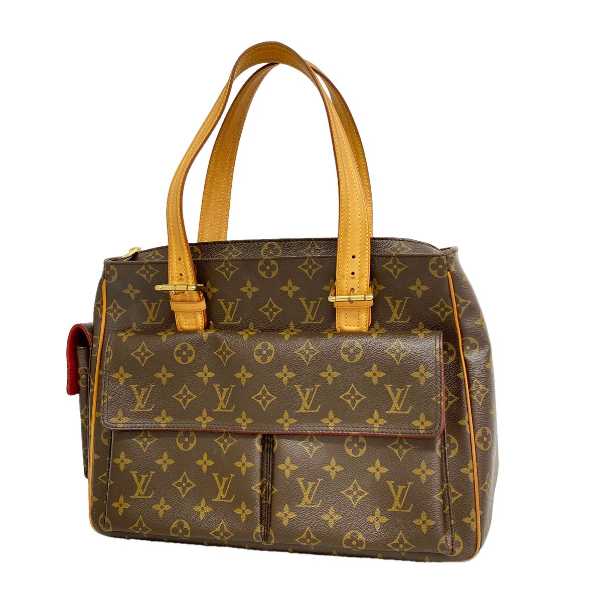 Louis Vuitton Shoulder Bag Monogram Multipli Cite Brown