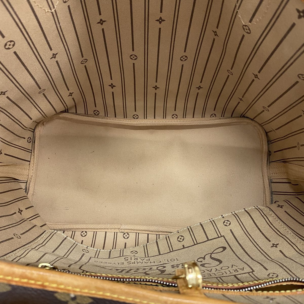 Louis Vuitton Tote Bag Monogram Neverfull MM Brown — view 4