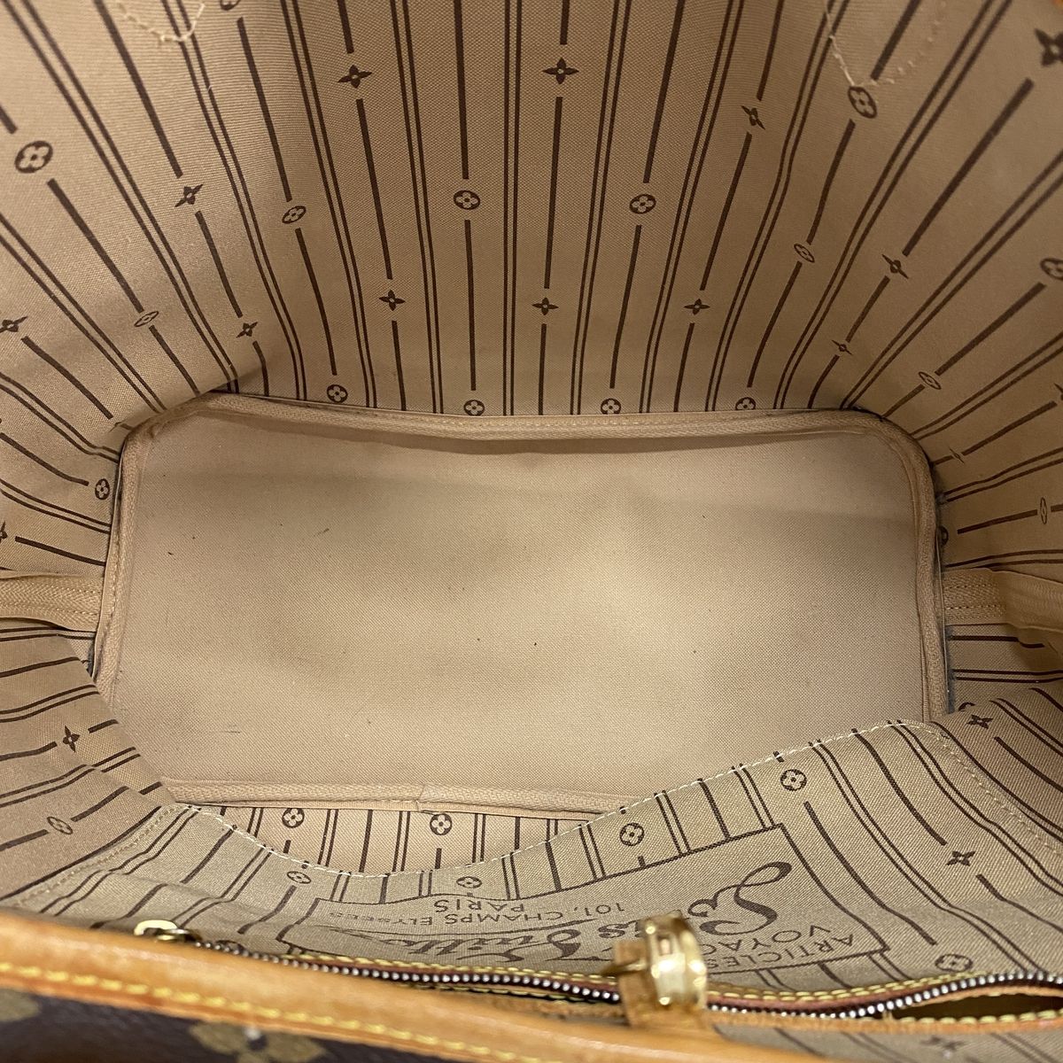 Louis Vuitton Tote Bag Monogram Neverfull MM Brown — view 4