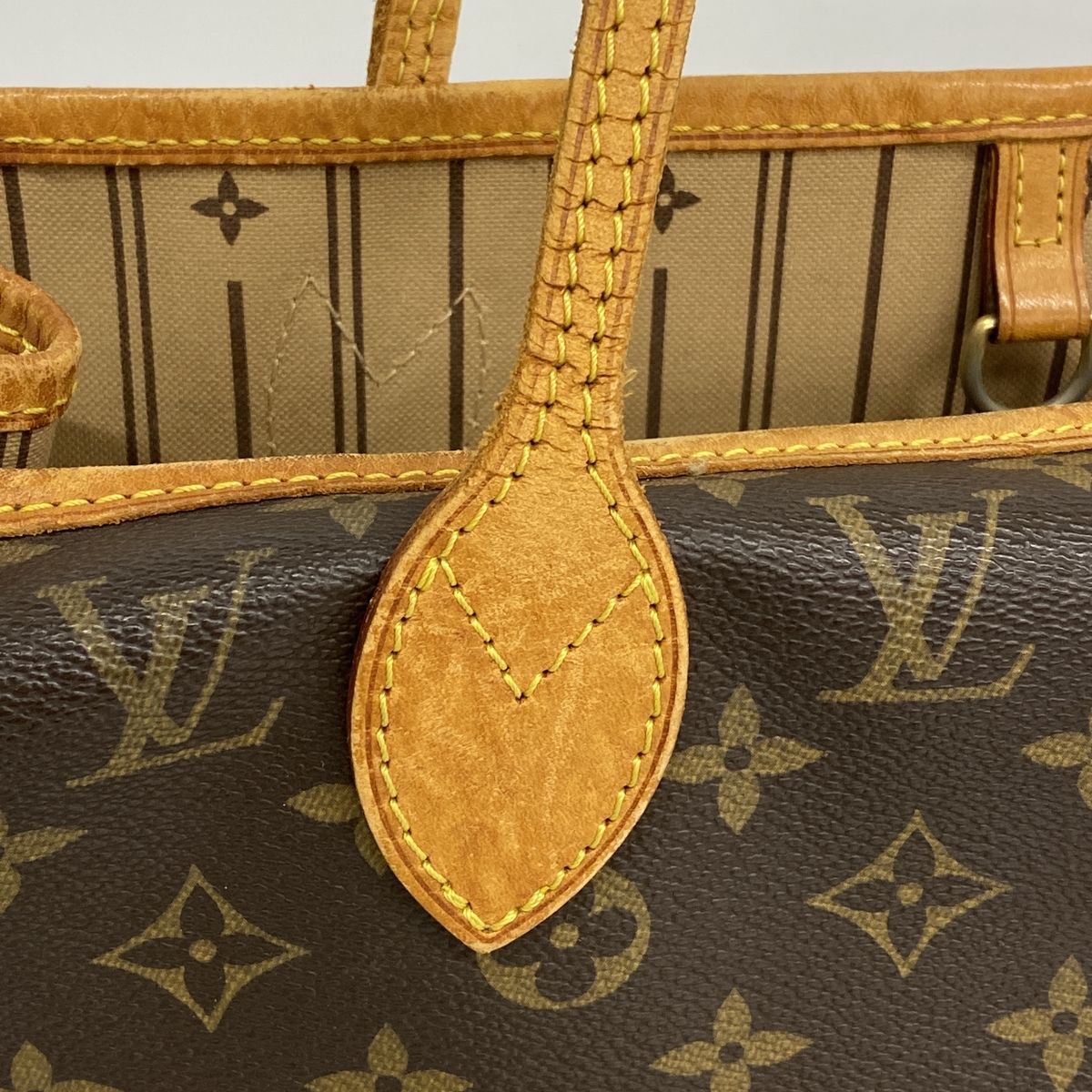 Louis Vuitton Tote Bag Monogram Neverfull MM Brown — view 8