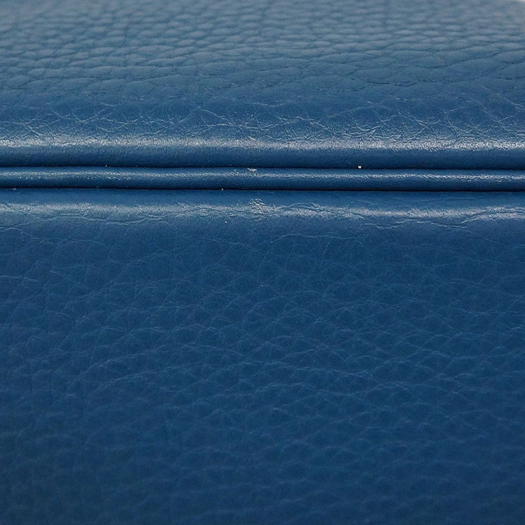 Hermes Handbag Bolide 35 Taurillon Clemence Blue Thalassa Silver 2-Way Bag — view 7