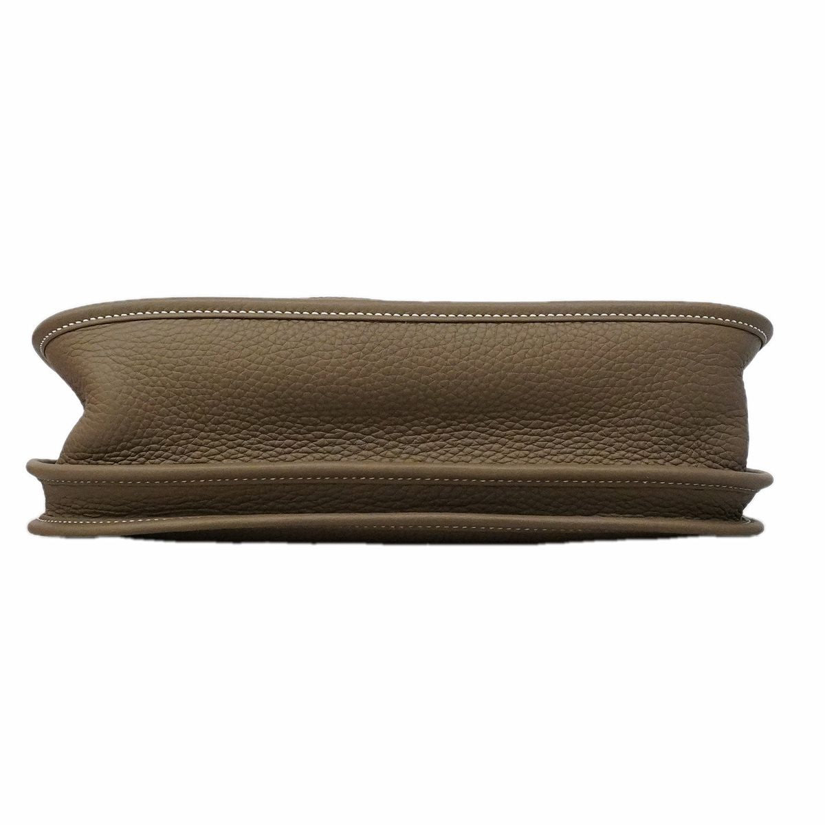 Hermes Shoulder Bag Evelyne Taurillon Clemence Etoupe Silver — view 3