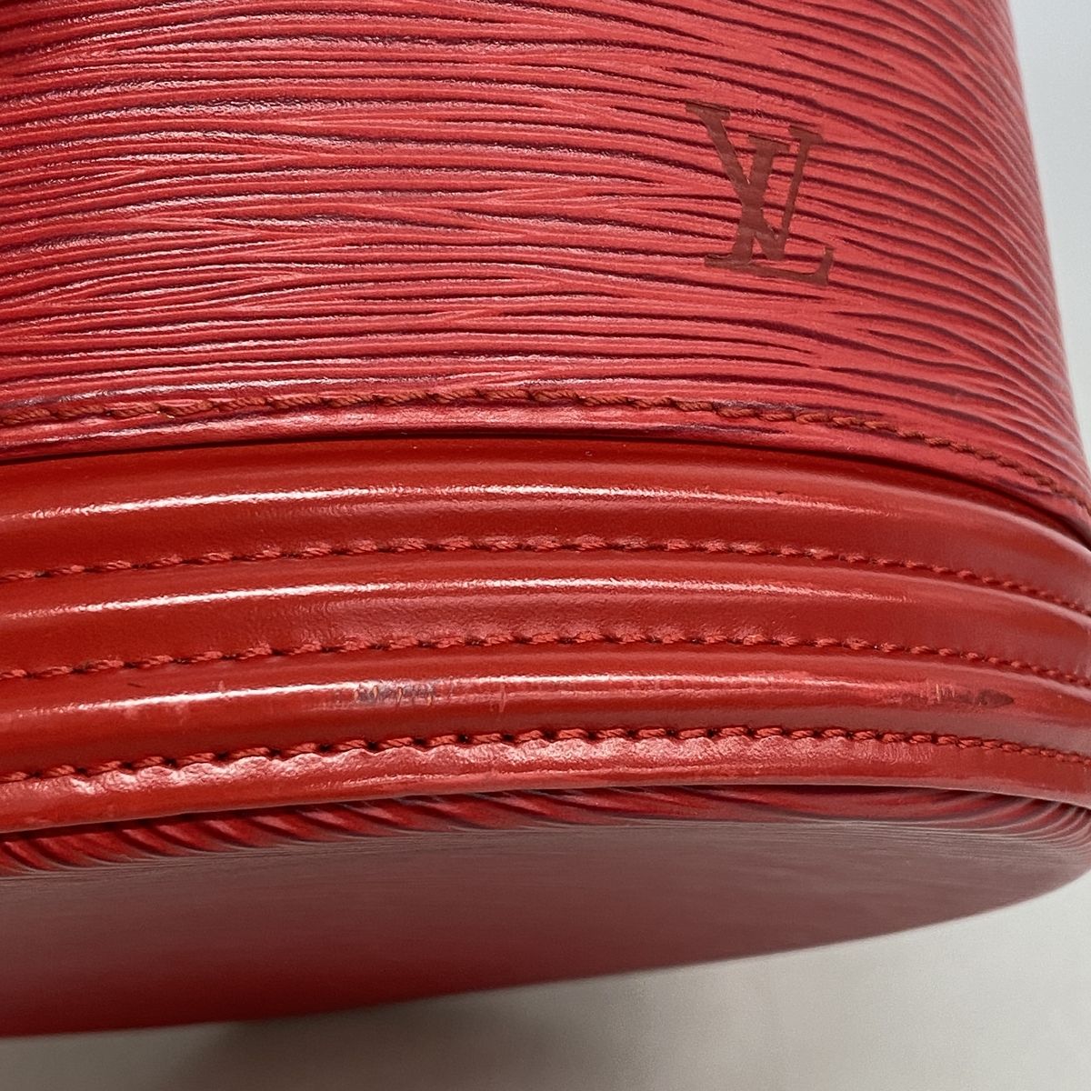 Louis Vuitton Handbag Epi Cannes Castilian Red — view 6