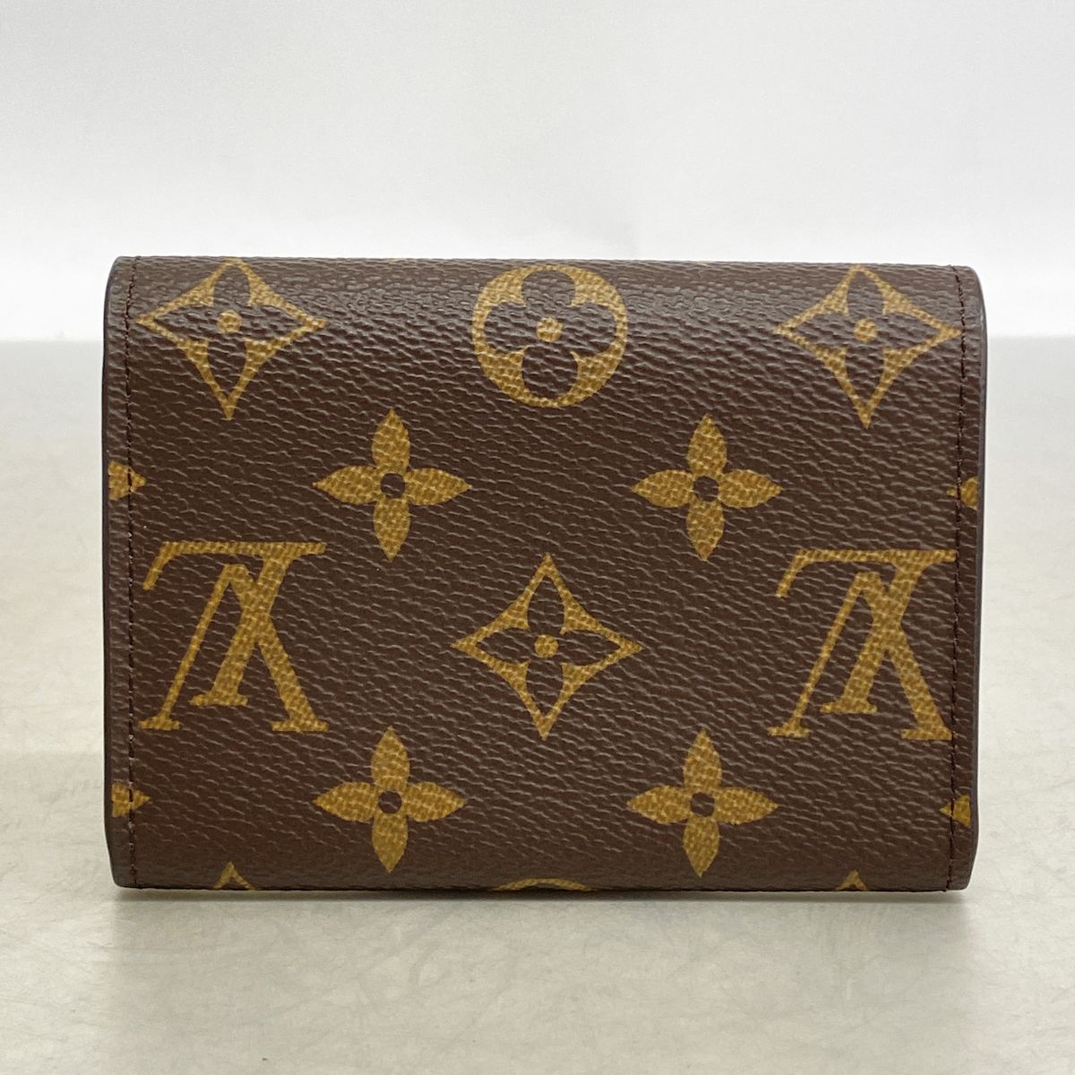 Louis Vuitton Coin Purse Monogram Porte Monnaie Rosalie Brown Fuchsia — view 5