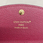 Louis Vuitton Coin Purse Monogram Porte Monnaie Rosalie Brown Fuchsia — view 4