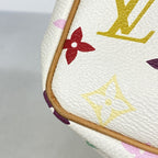 Louis Vuitton Pouch Monogram Multicolor Pochette Accessoires Blanc — view 6
