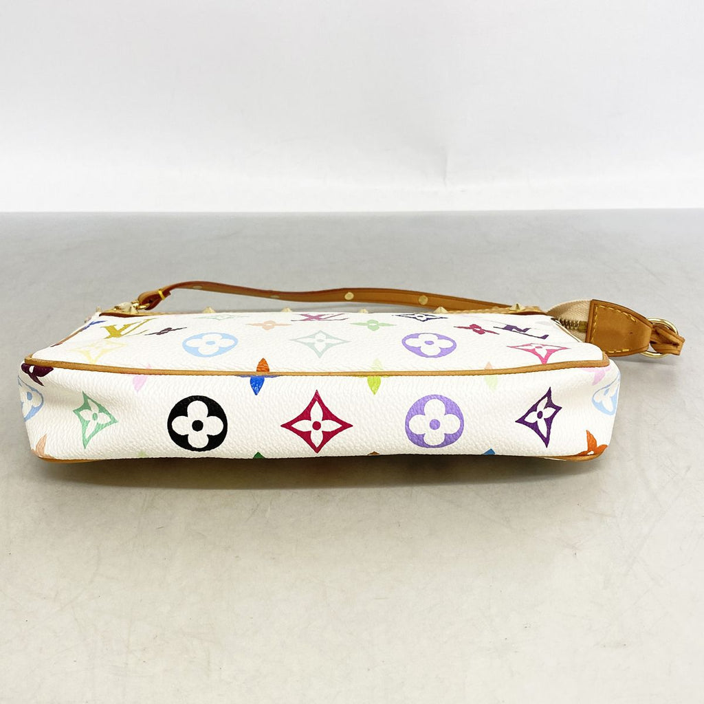 Louis Vuitton Pouch Monogram Multicolor Pochette Accessoires Blanc — view 3