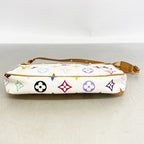 Louis Vuitton Pouch Monogram Multicolor Pochette Accessoires Blanc — view 3