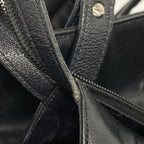 Chanel Tote Bag Paris Biarritz Canvas Black Silver — view 8