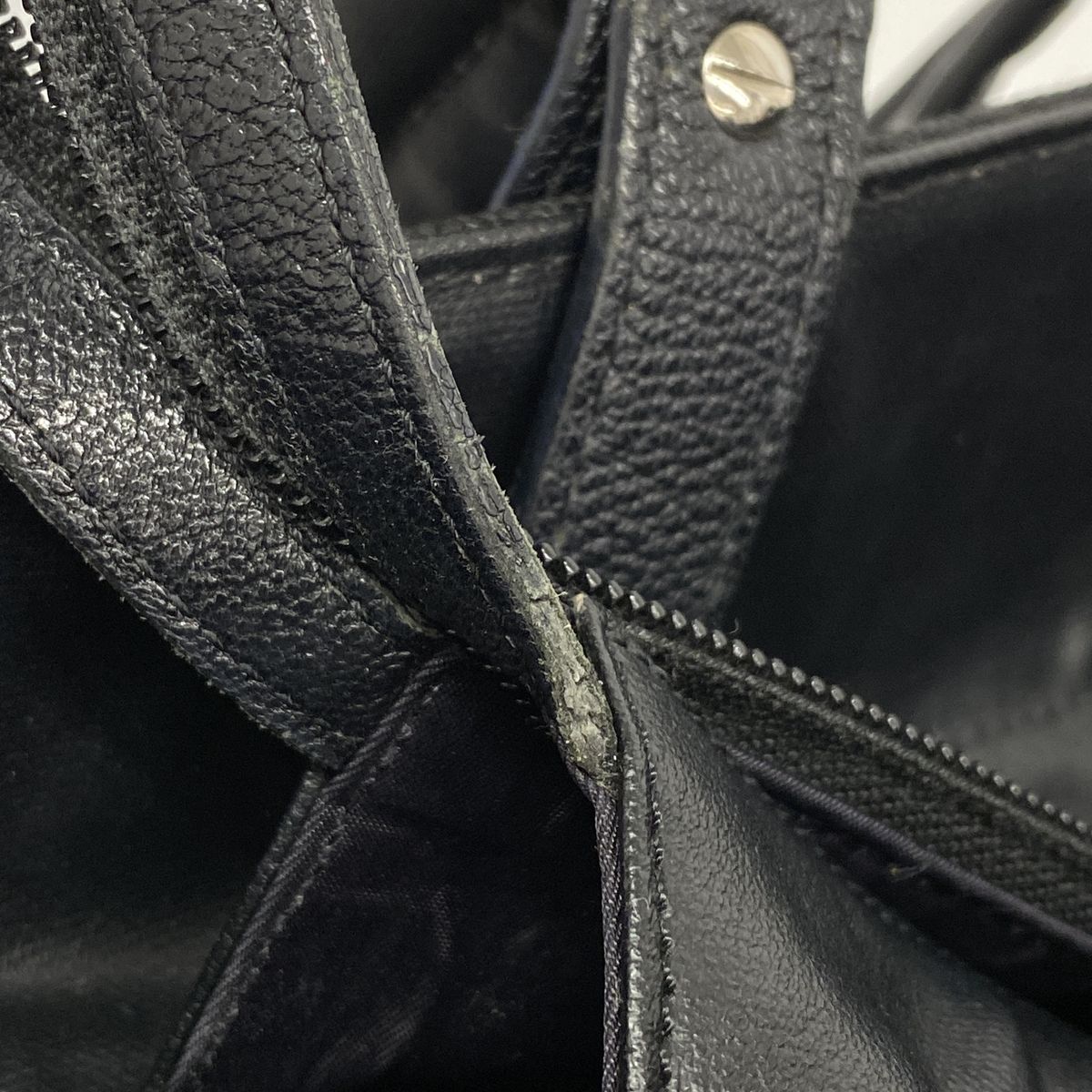 Chanel Tote Bag Paris Biarritz Canvas Black Silver — view 8