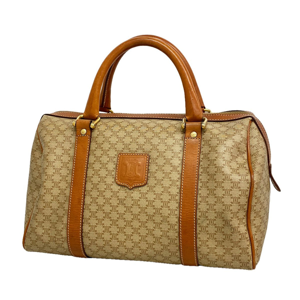 Celine Handbag Macadam Beige Gold