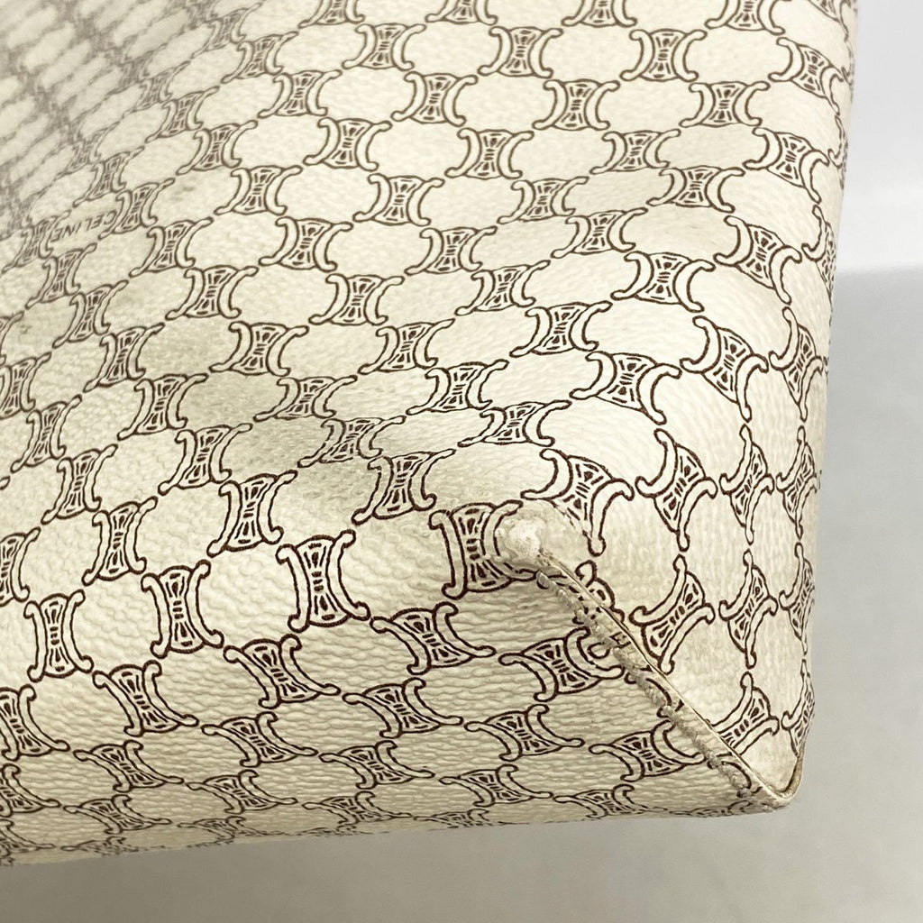 Celine Handbag Macadam Ivory Gold — view 6
