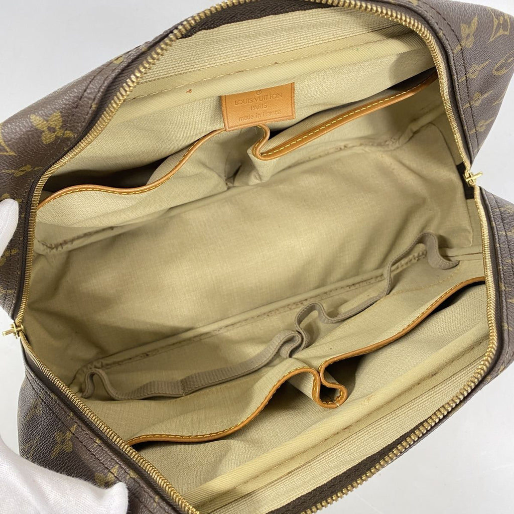 Louis Vuitton Handbag Monogram Deauville Brown — view 4