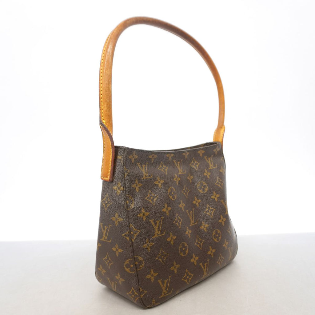 Louis Vuitton Shoulder Bag Monogram Looping MM Brown — view 2