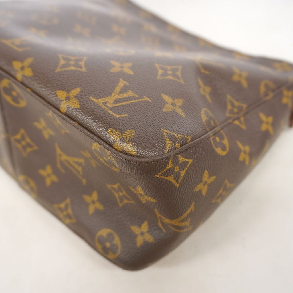 Louis Vuitton Shoulder Bag Monogram Looping MM Brown — view 6