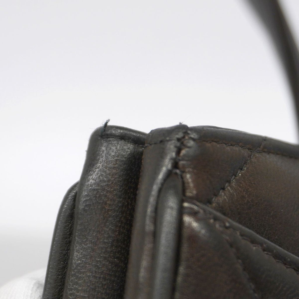 Chanel Tote Bag Quilted Lambskin Black Gold — view 7