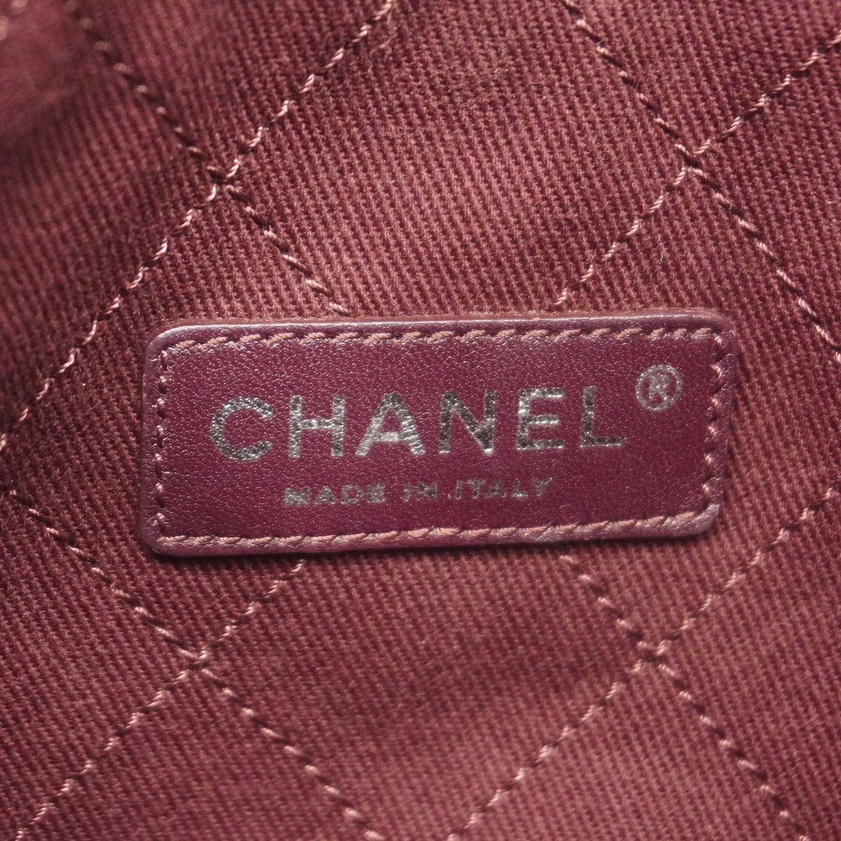 Chanel Tote Bag Let's Lemon Straight Canvas White Black Silver — view 5