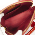Louis Vuitton Handbag Vernis Alma BB Rouge Grenat Dine — view 4