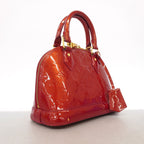Louis Vuitton Handbag Vernis Alma BB Rouge Grenat Dine — view 2