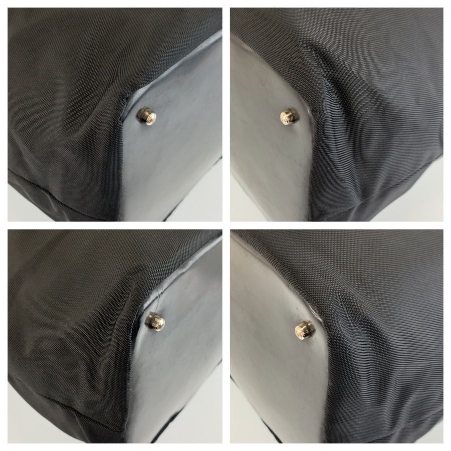 Gucci Bamboo Black Nylon Tote Bag — view 4