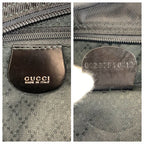 Gucci Bamboo Black Nylon Tote Bag — view 3
