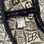 Louis Vuitton Hat Black White Light Blue Cotton Silk — view 6
